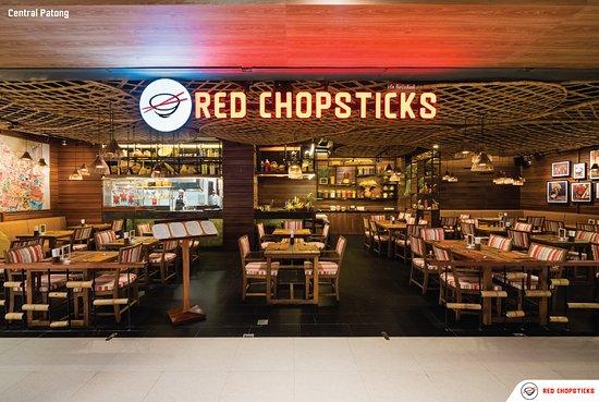 Red Chopsticks At Central Patong