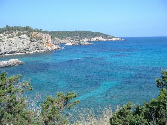 Cliff diving Cala Xarraca
